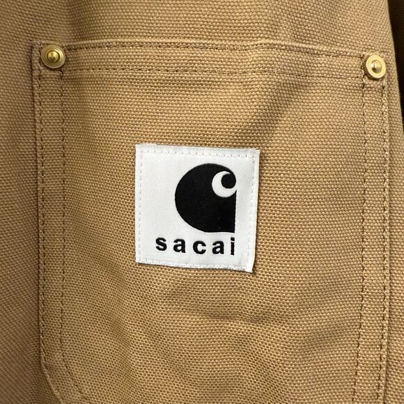 Rare NWT Sacai x Carhartt WIP Reversible Cotton Canvas Coat | Size 1 - Picture 7 of 13